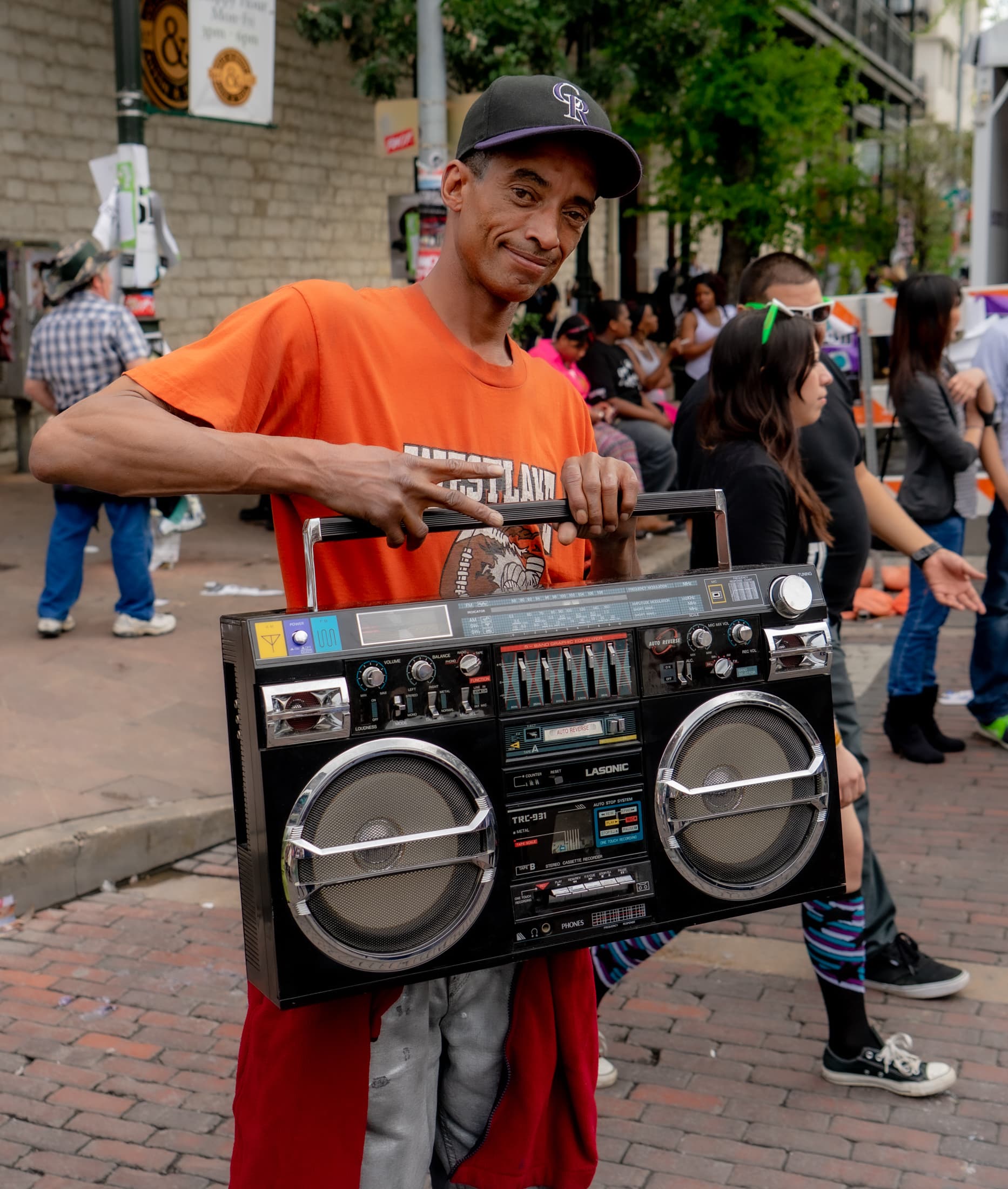 Boombox Street Performer