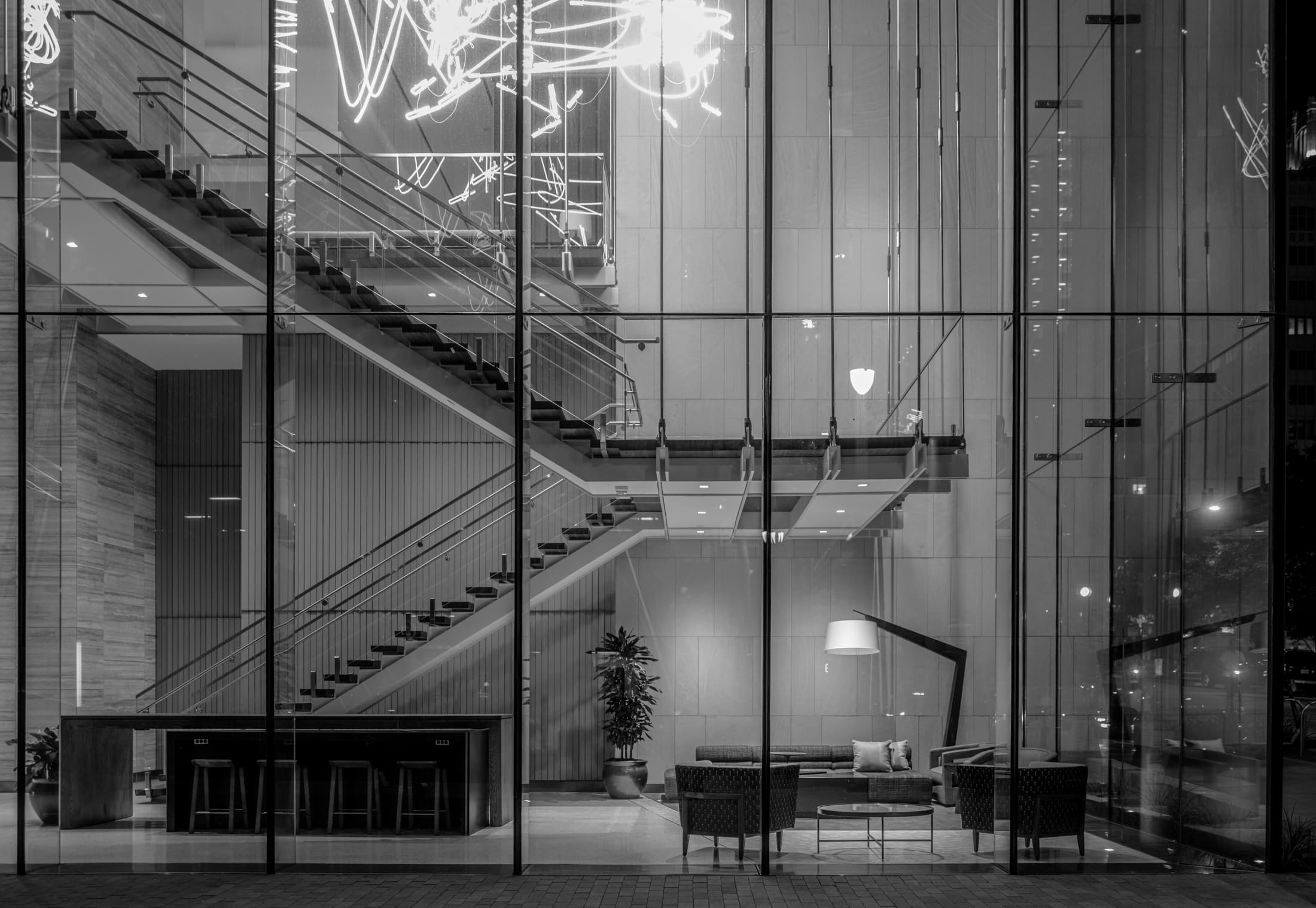 Modern Glass Interior